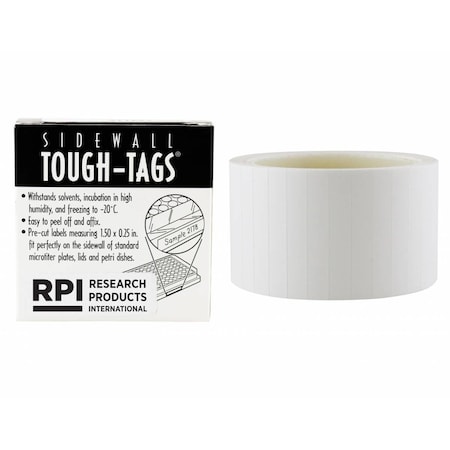 Diversified Biotech Sidewall Tough-Tags for Micro-well Plates/Dishes, 1000/Roll, 1000PK 247116